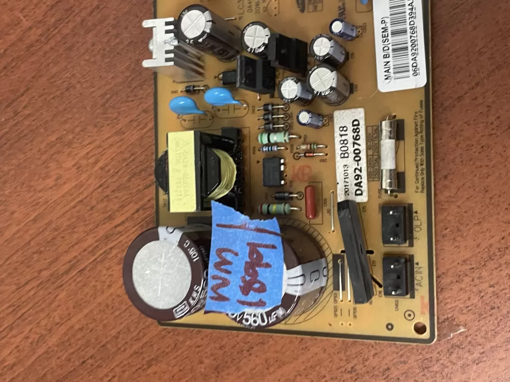 Samsung DA92 00768D Refrigerator Control Board Inverter AZ52367 | Wm1899