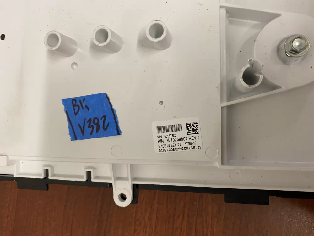 Whirlpool WPW10269602 Washer Control Board Interface AZ38774 | BKV382