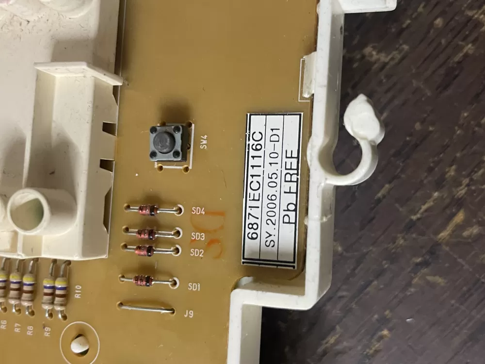 LG 6870EC9139A 6871EC1116C Washer Control Board AZ45046 | Wmv115