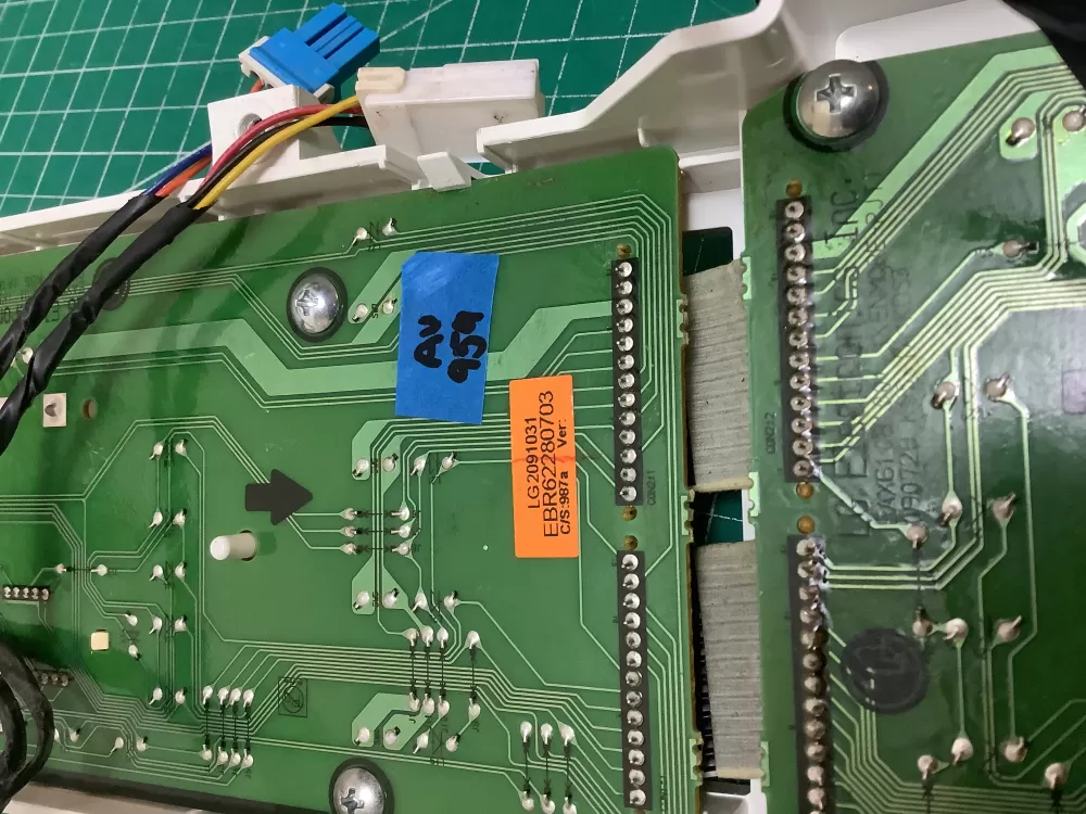 LG Kenmore EBR62280703 Washer Control Board User Interface AZ224863 | ARV959
