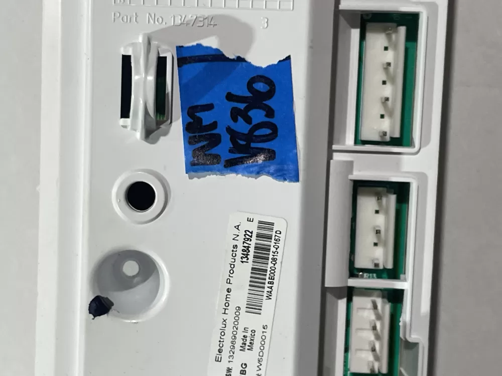 Frigidaire 134847922 Washer Control Board AZ178384 | Wmv836
