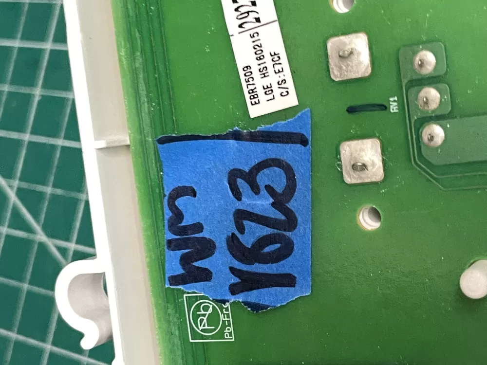 LG EBR75092927 Washer Interface Control Board AZ202704 | Wmv823