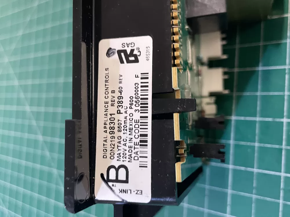 Whirlpool Range Oven Control Board P# 8507P389-60 WPW10177195 AZ209386 | Wmv927