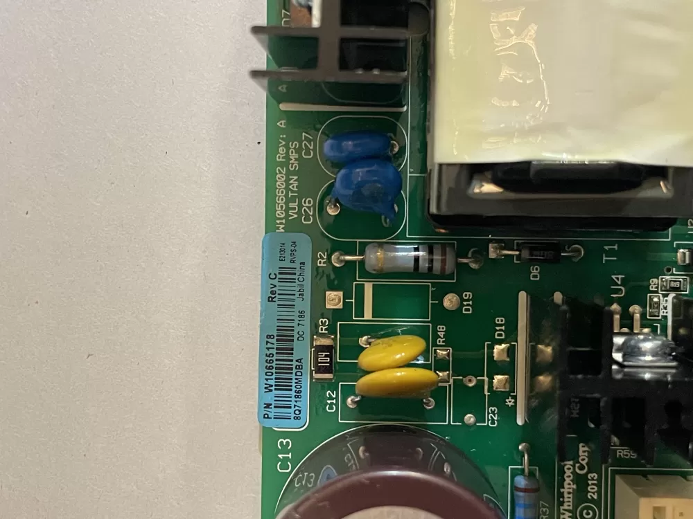 Whirlpool  Maytag  KitchenAid  Kenmore W10665178 W10830278 PS11737859 Refrigerator Power Control Board