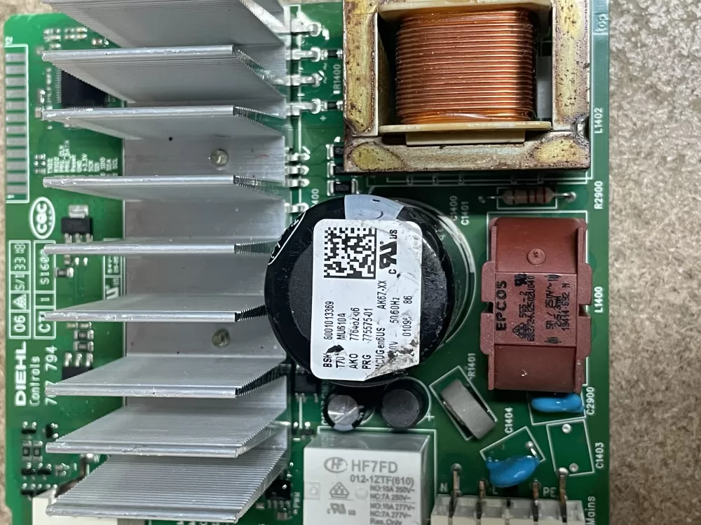 Bosch 8001013369 Washer Motor Control Board AZ23973 | KM1038