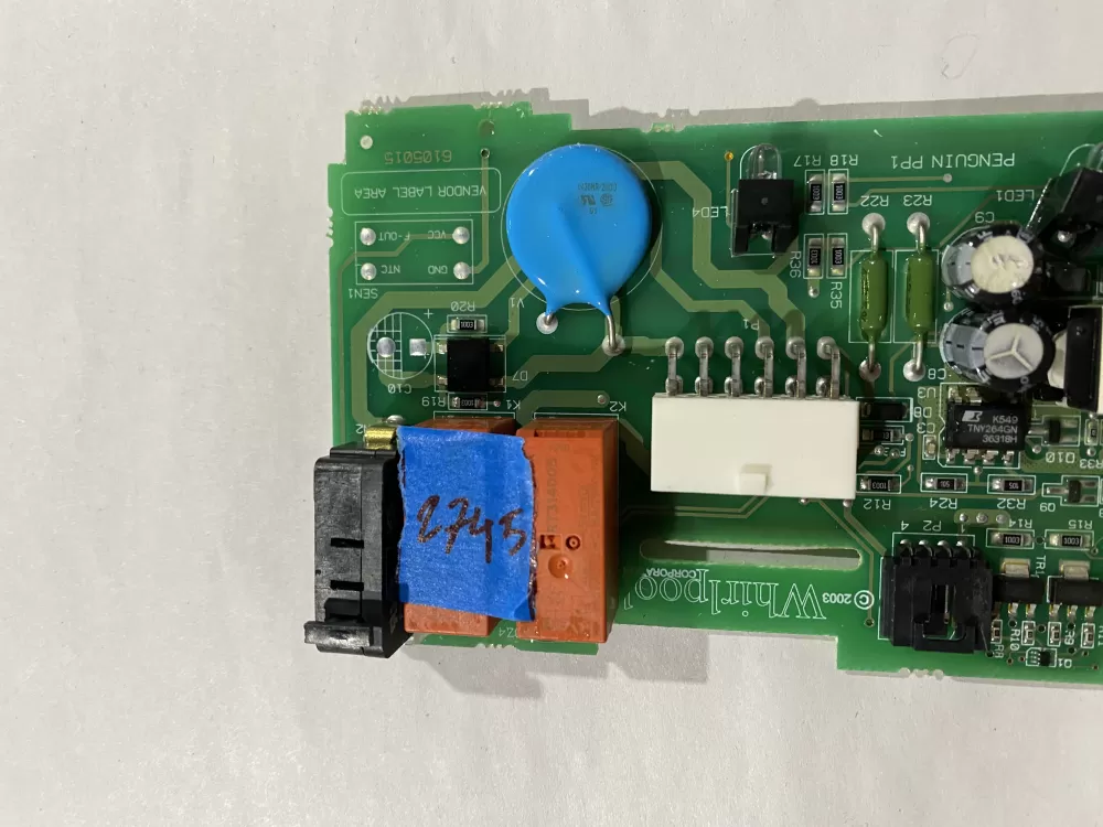 Whirlpool Kenmore 2252166 Refrigerator Control Board AZ186607 | BK2745