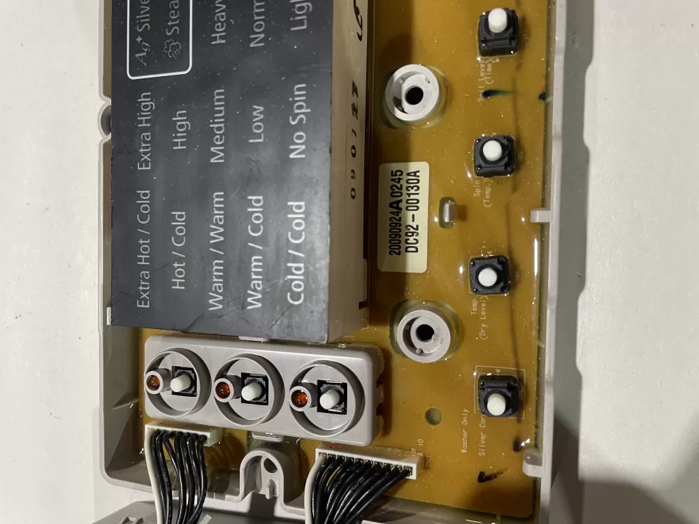 Samsung DC92-00130A DC92-00125A Washer UI Control Board AZ186126 | KMV434