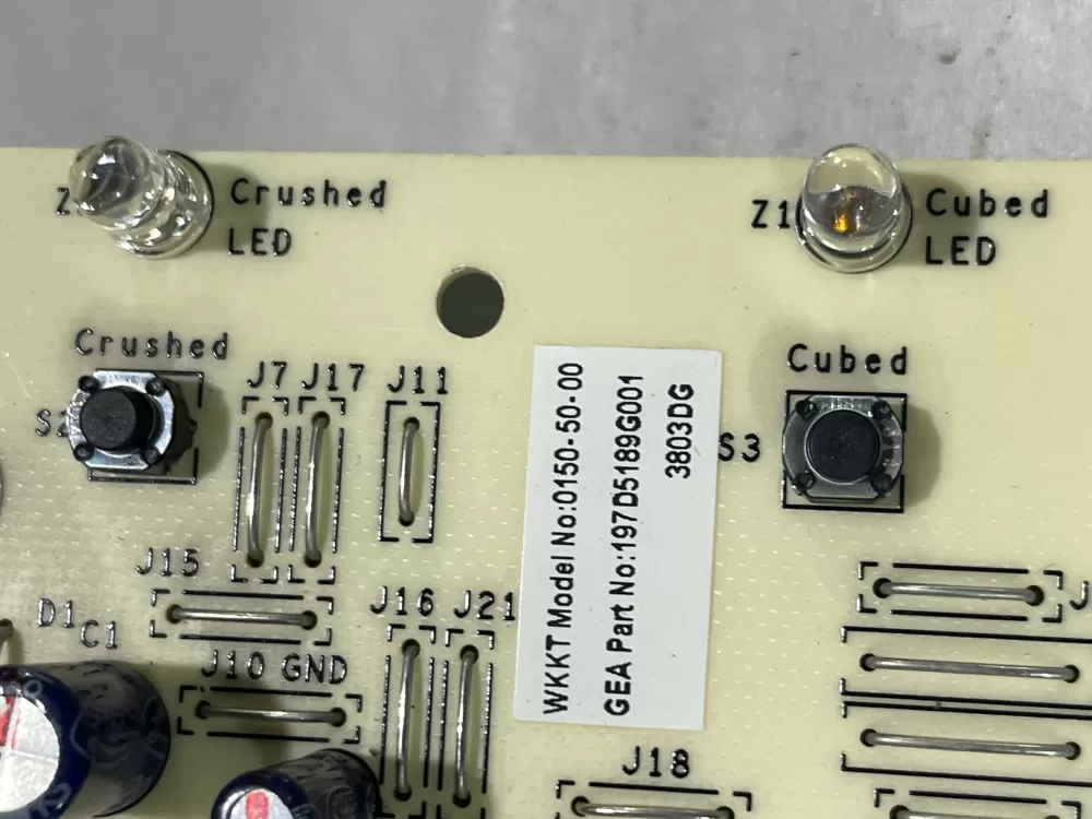 GE 197D5189G001 Refrigerator Control Board AZ152313 | Wm918