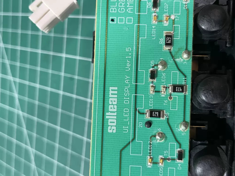 Whirlpool SOLTEAM U1_LED DISPLAY Refrigerator Control Board AZ190139 | Wm820