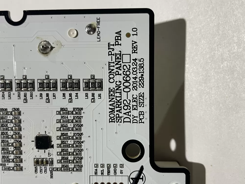 Samsung DA92-00662C Refrigerator UI Control Board AZ145198 | Wm1015