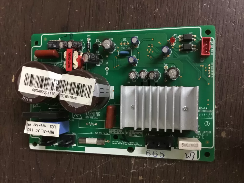 Samsung DA92-00111B Refrigerator Inverter Board Control