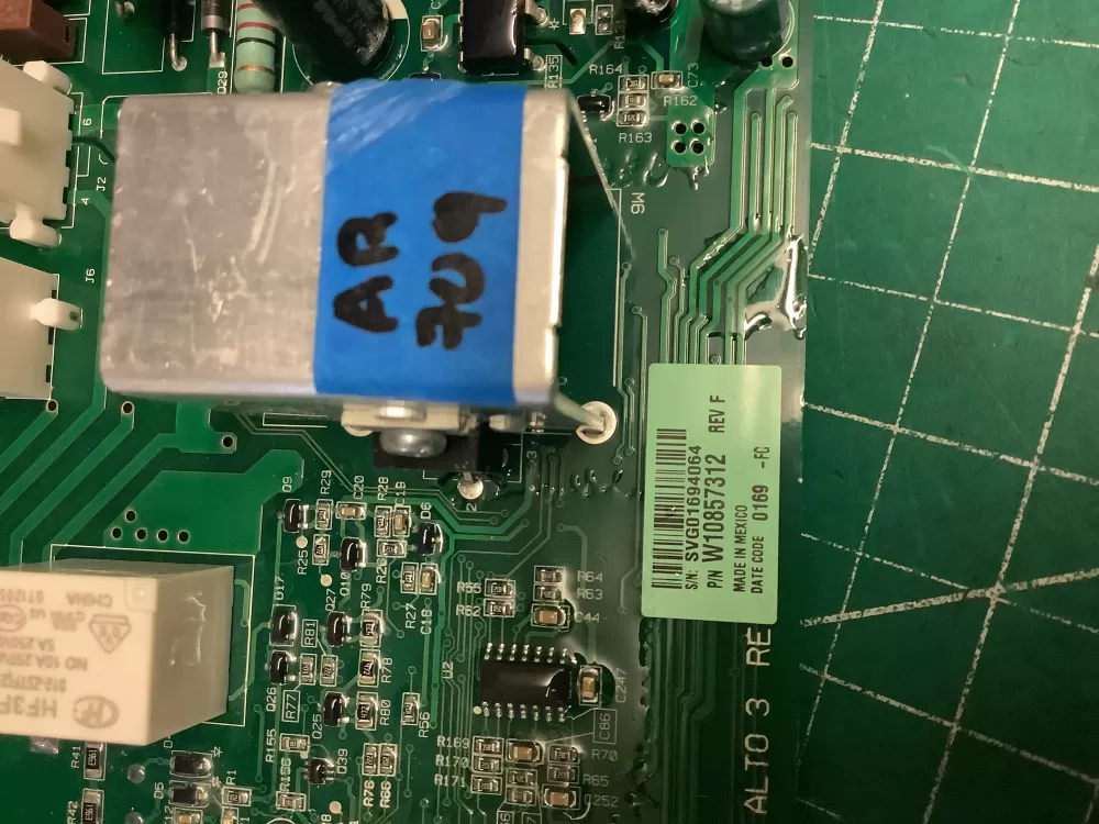 Whirlpool W10857312 Washer Control Board AZ208249 | AR709