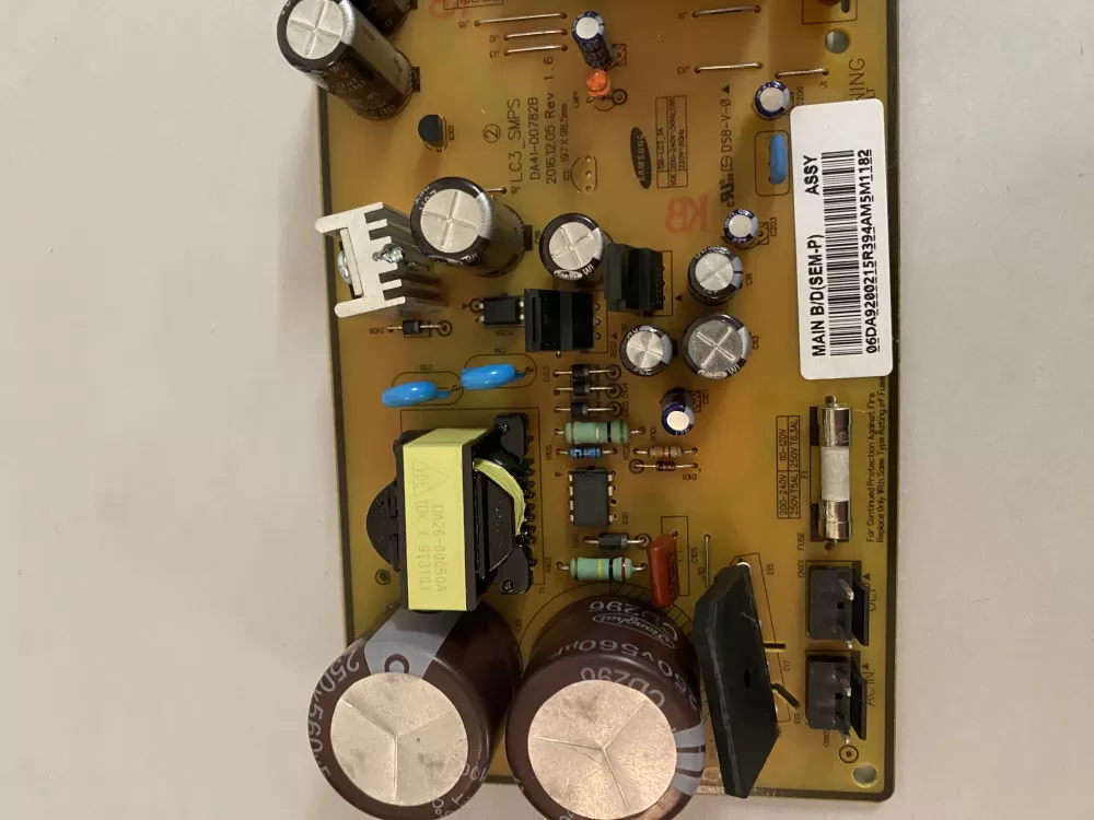 Samsung DA92 00215R Refrigerator Control Board Inverter AZ200946 | BK2566