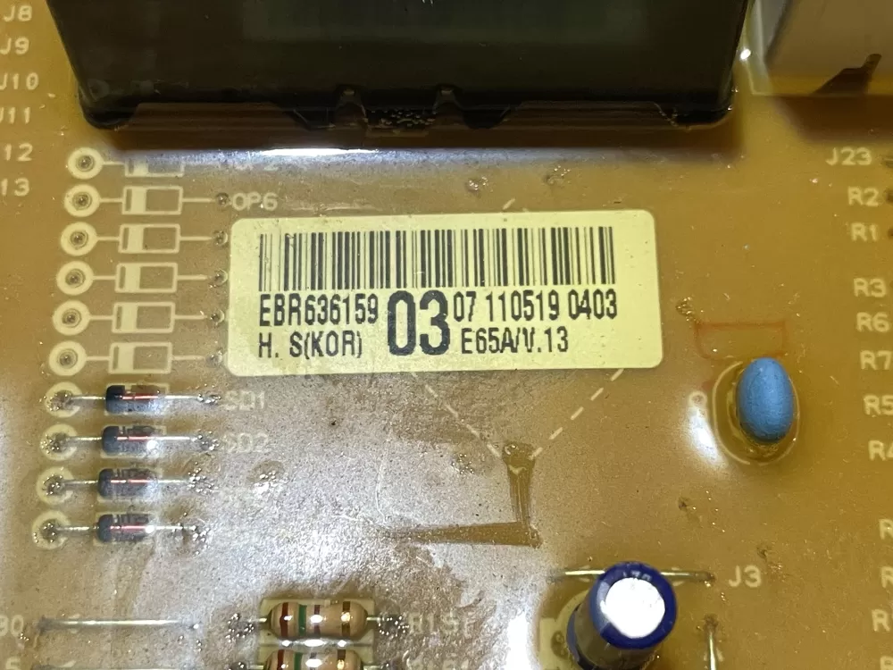 LG EAX61170502 EAX61298601 Ebr62707617 Dryer Control Board AZ111470 | Wmv654