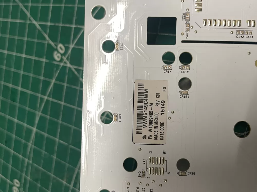 Whirlpool W10689465 Washer Control Board Interface AZ210503 | Wmv930