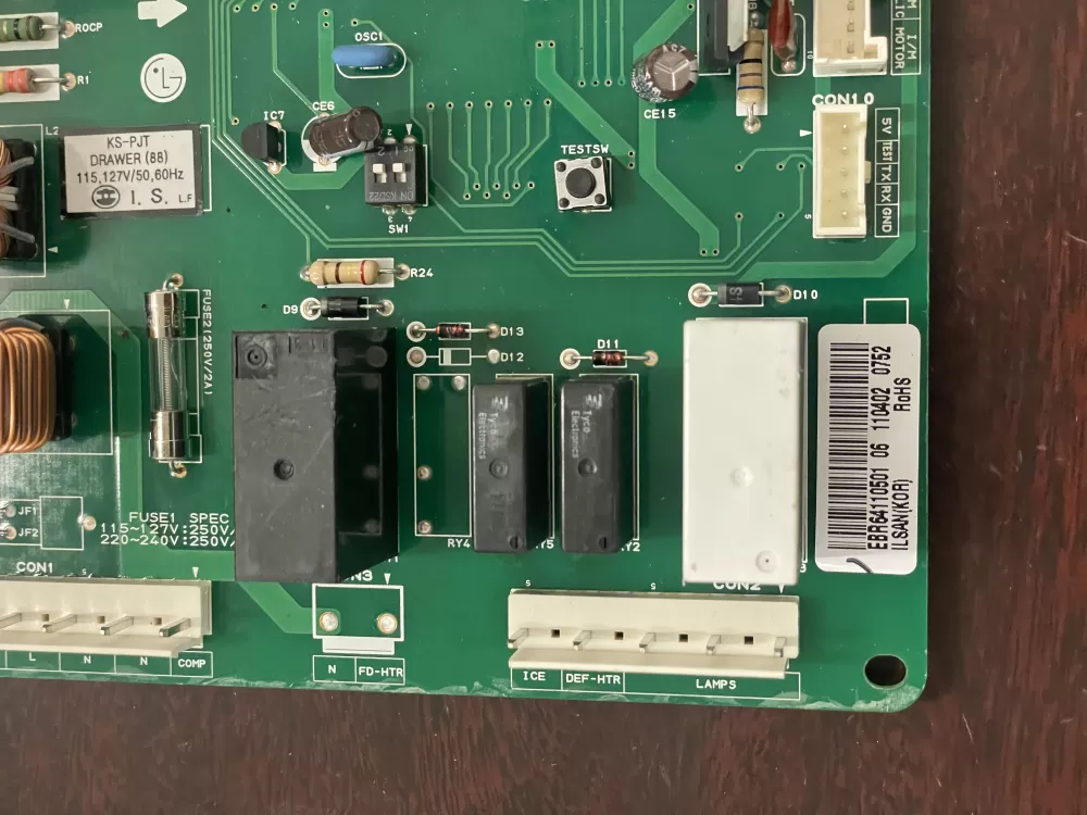 Kenmore EBR64110501 Refrigerator Main Control Board AZ35298 | KM359