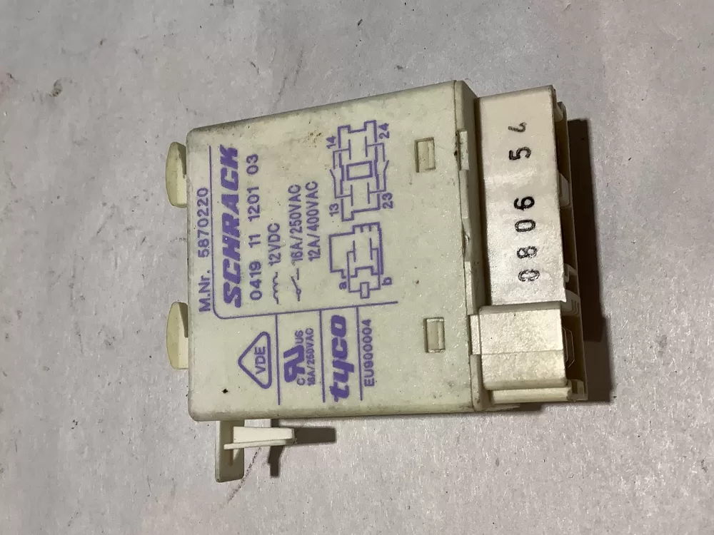 Miele 5870220 Dishwasher Heating Element Relay AZ122139 | Sl187