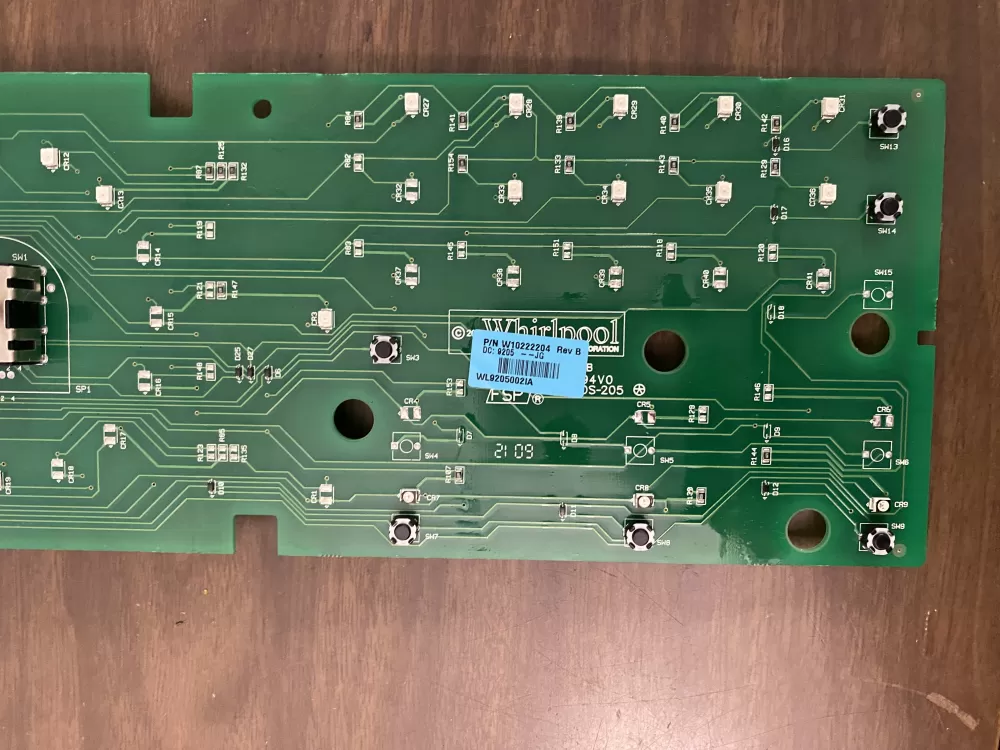 Whirlpool W10222204 Dryer Control Board W10222204 AZ82834 | BK1429