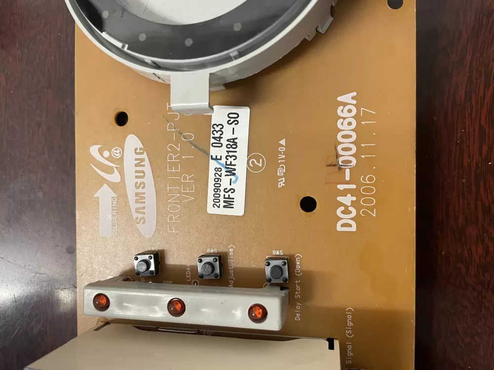 Samsung DC41-00066A Washer Control Board AZ45464 | KM1772