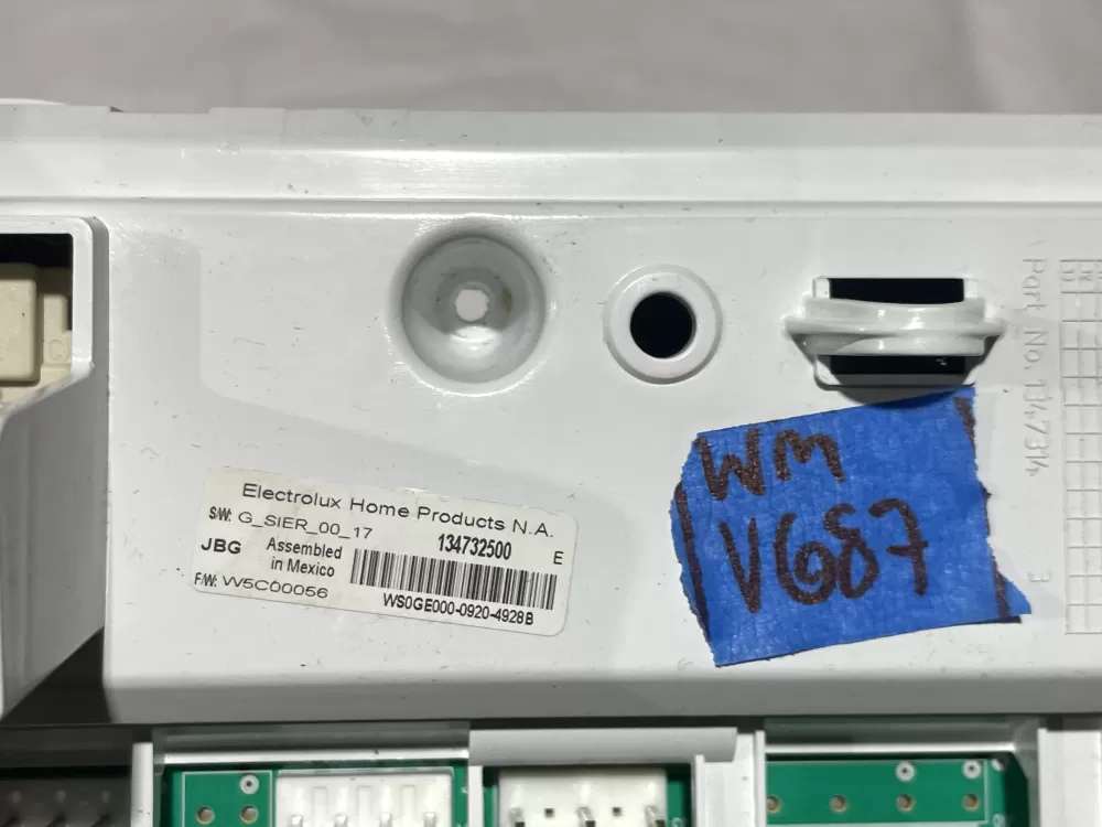 Kenmore Frigidaire Electrolux 134732500 Washer Control Board AZ118074 | Wmv687