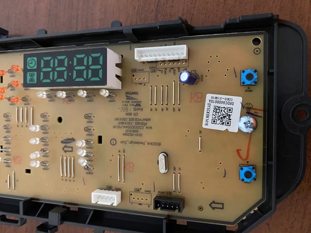 Samsung DC94 06610A Dc92 01802m Washer Control Board Panel AZ27556 | BK245