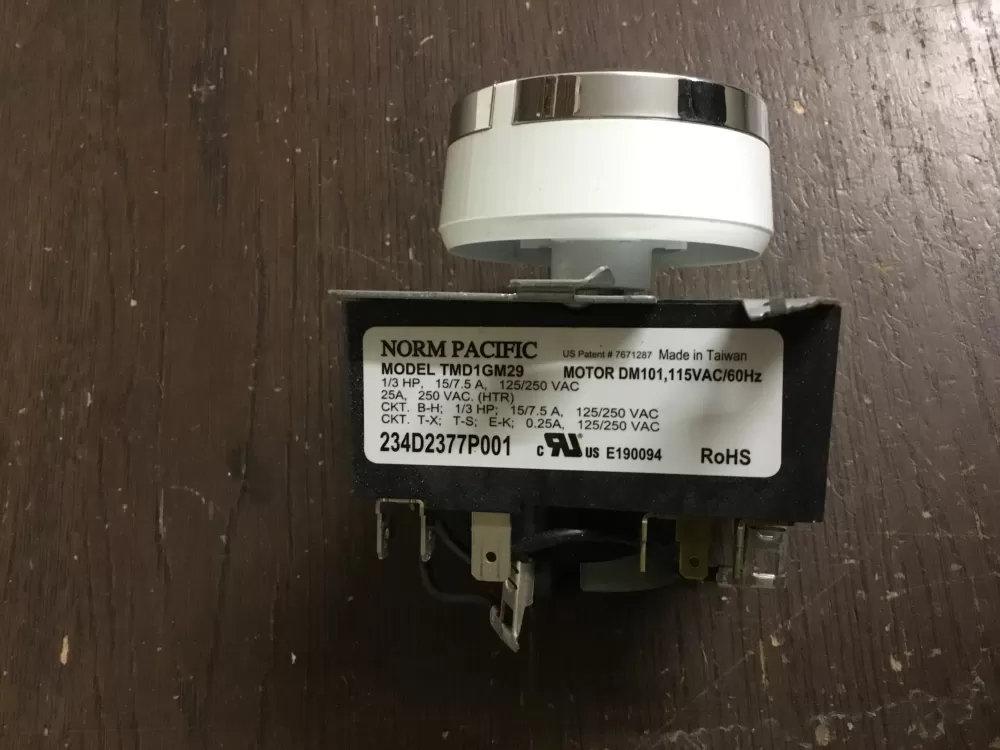 GE AP6027534 WE04X24551 PS11759041 234D2377P001 Dryer Timer AZ8756 | NR516