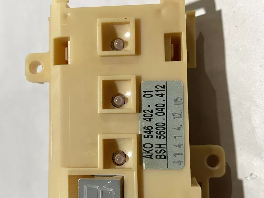 Bosch 5600040412 Diswasher Display Control Board AZ157809 | Wm375