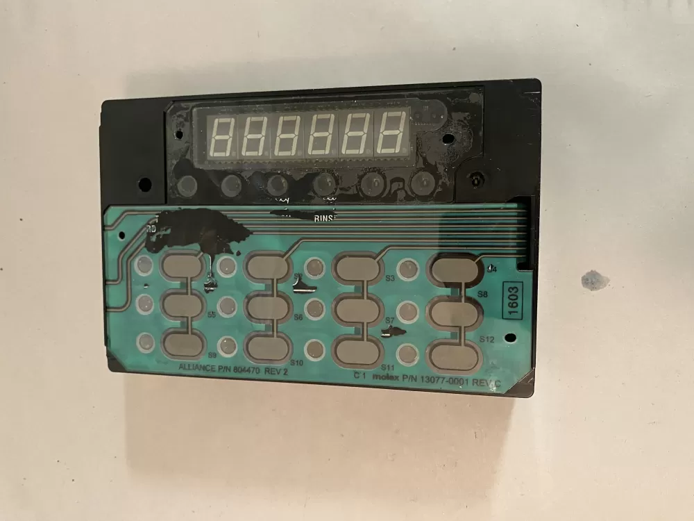 Speed Queen  Alliance 202727  203564P  804470  13077-0001 Washer Control Board