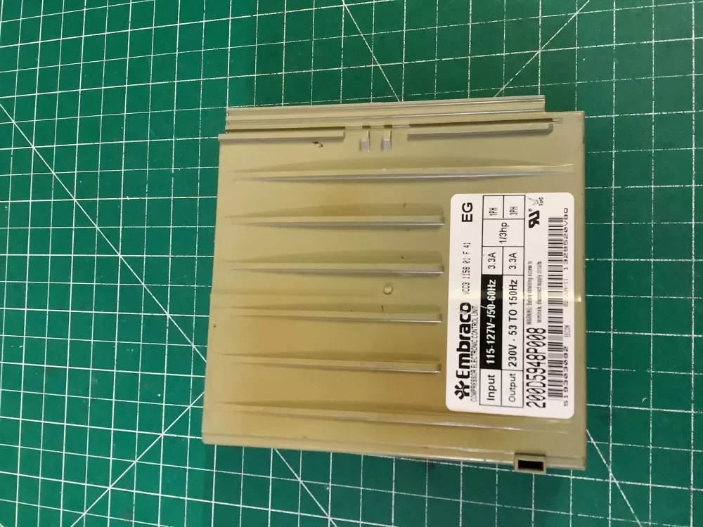 GE 519303092  VCC 1156 01 F 41  200D5948P008  Refrgerator Inverter