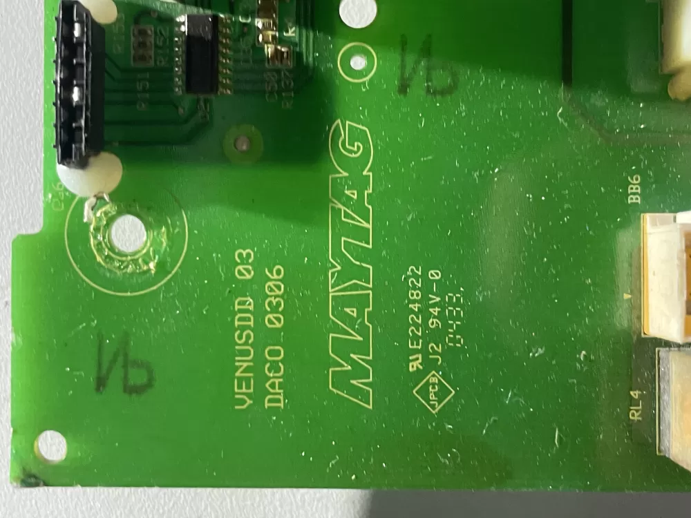 Maytag Commercial Gas Dryer Control Board UI LCD Display AZ40001 | Wm380