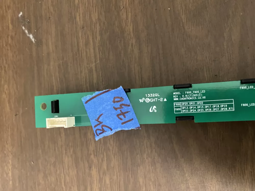 LED Control Board - Part# F600_F800_LED F600_LED 1327GL AZ43970 | BK1750