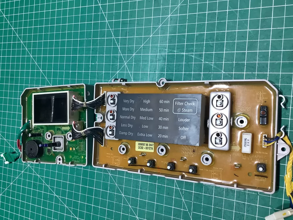 Samsung DC92-00127A Dryer Control Board