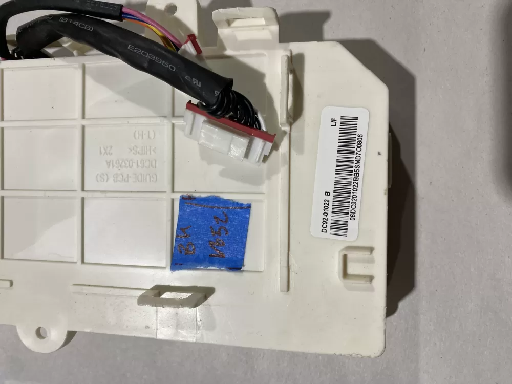 Samsung DC92 01022B DC9201022B Washer Control Board AZ111320 | BKV652