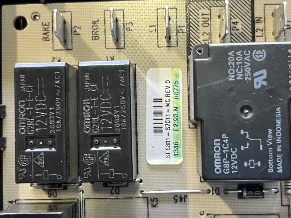 Frigidaire Kenmore 316207511 SF5301-S7511 Range Oven Control Board AZ42944 | 252