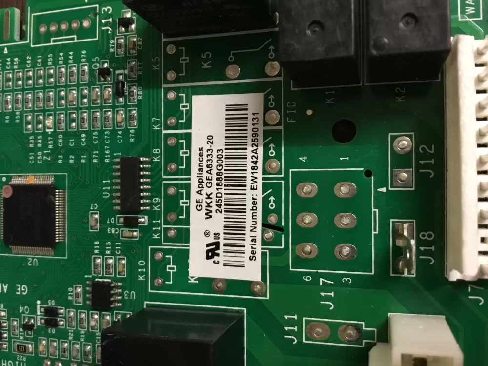 GE 245D1888G003 Refrigerator Control Board AZ16123 | NR221