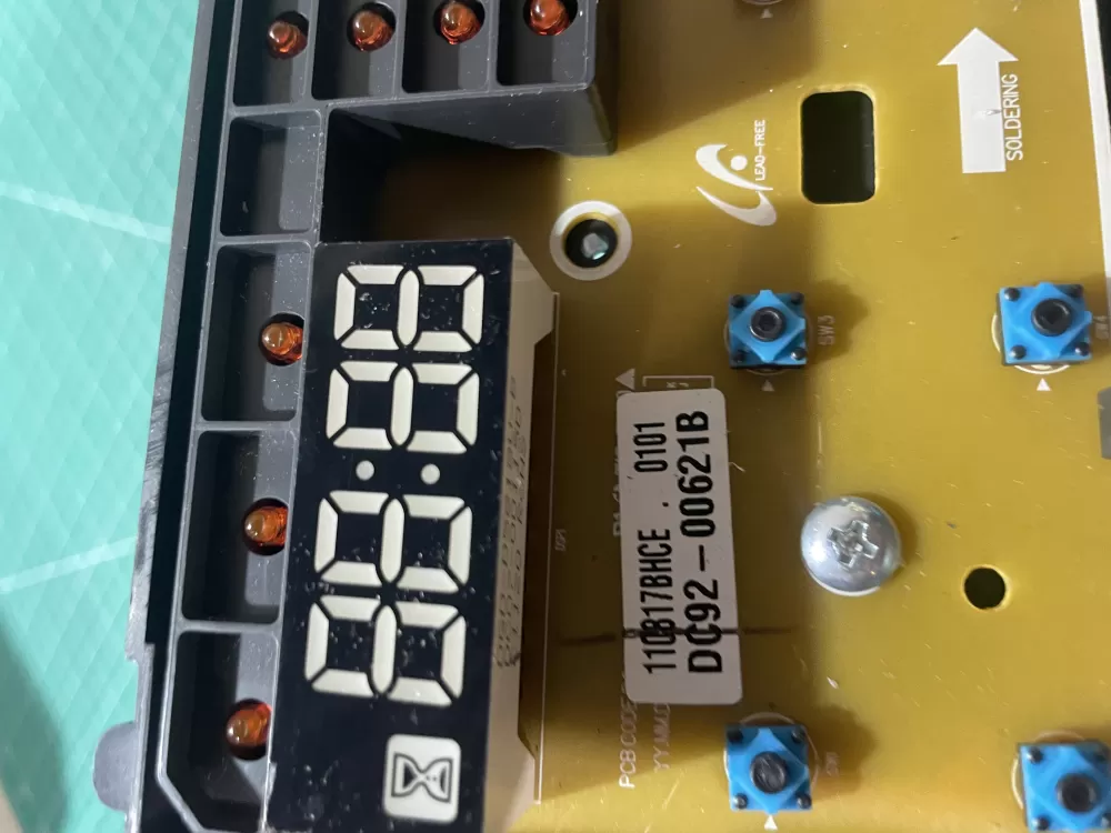 Samsung DC92 00621B Dryer Control Board AZ192935 | Wmv880