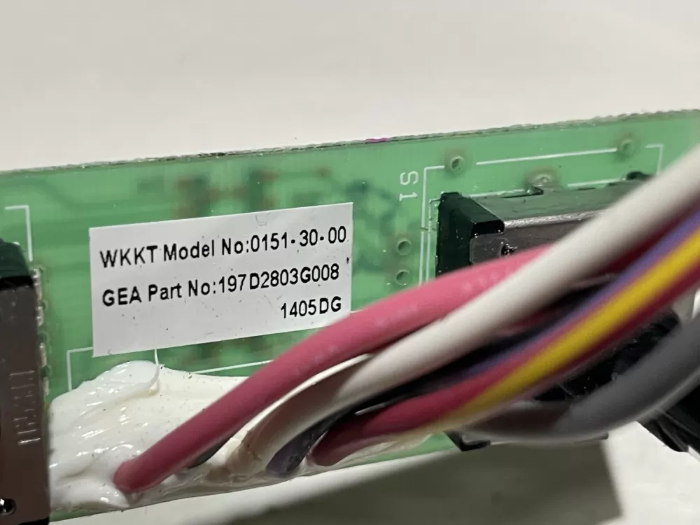 GE 197D2803G008 Refrigerator Control Board AZ140223 | Wm2352