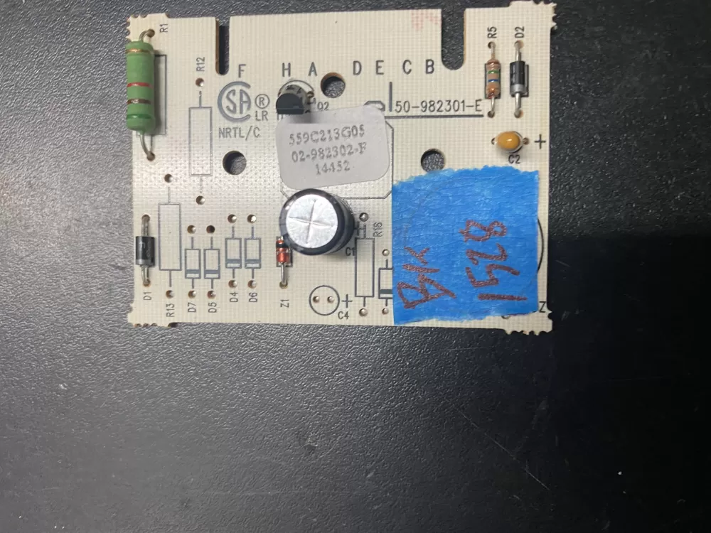 GE 559C213G05 50-982301- 50-982301- Dryer Control Board AZ10386 | BK1528