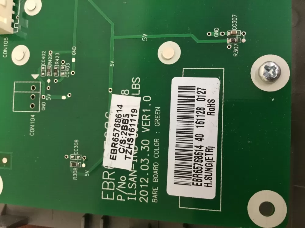 LG EBR65768614 Refrigerator Control Board Dispenser AZ31374 | NR882