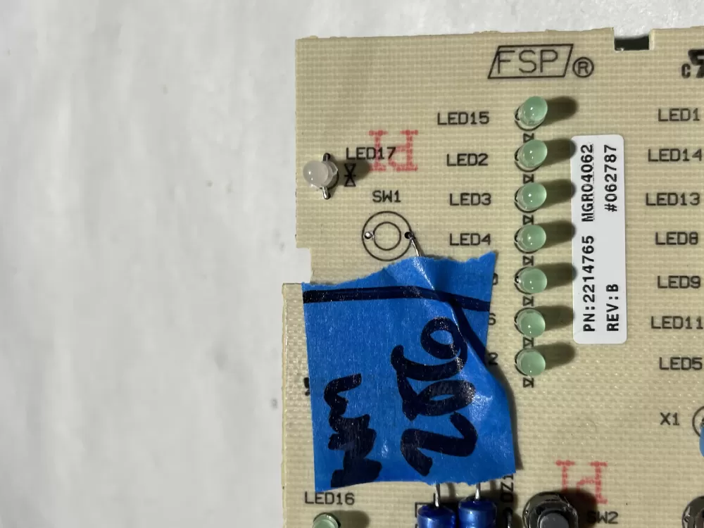 KitchenAid Whirlpool 2214765 Refrigerator Control Board AZ123691 | Wm286