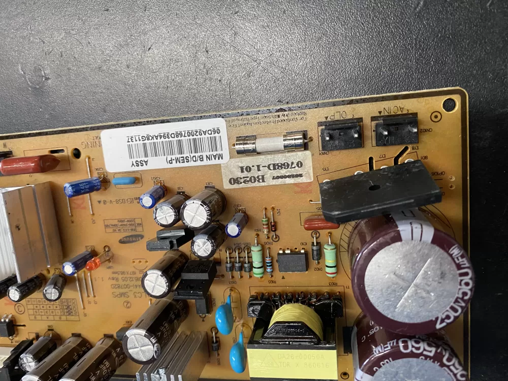 Samsung DA92-00768D Refrigerator Control Board Inverter