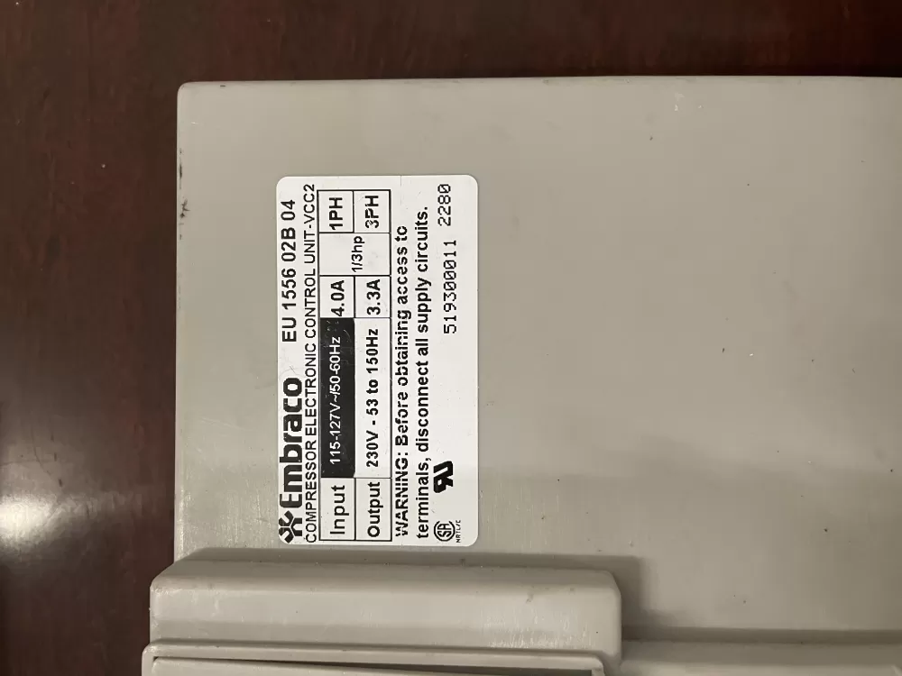 Whirlpool 519300011 Refrigerator Inverter Control Board AZ37869 | KM272