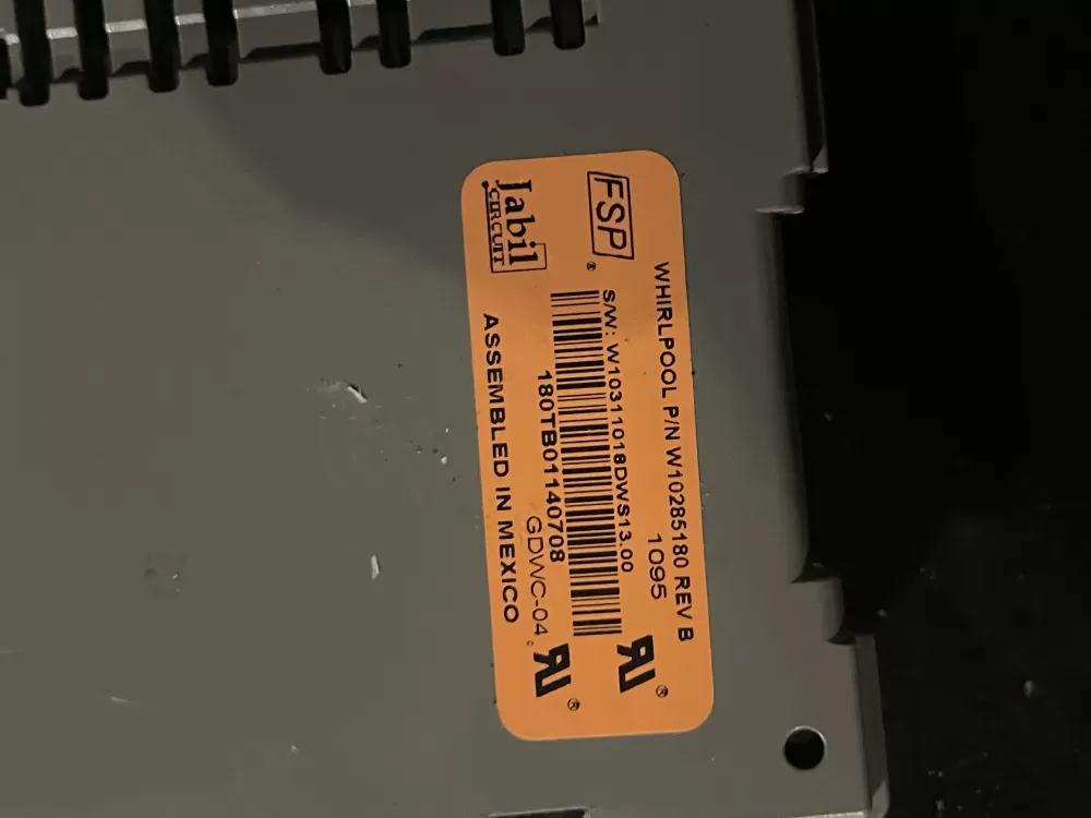 Whirlpool Maytag W10130967 Dishwasher Control Board AZ38218 | Wm507