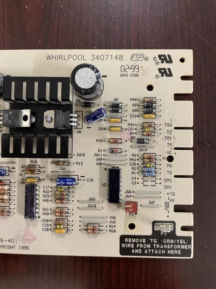 Whirlpool 3407136 3407145 Washer Control Board Commercial AZ66495 | KM1679