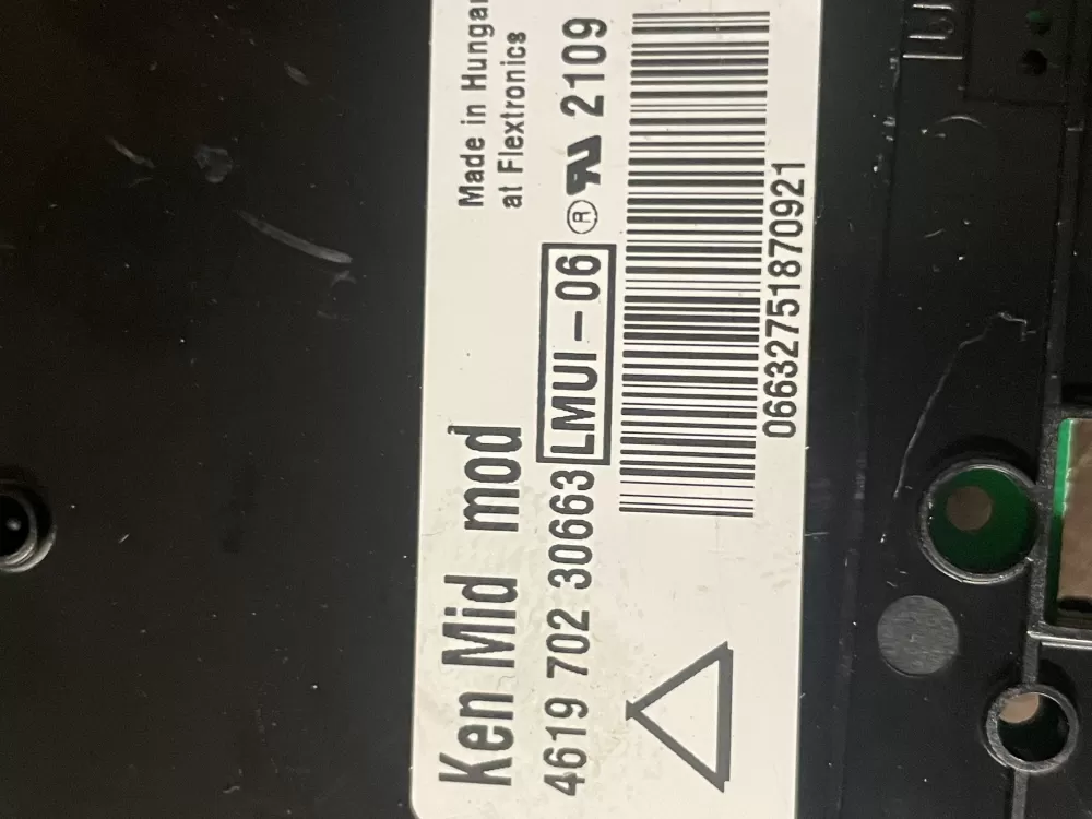 Whirlpool 461970230663 Washer Control Board User Interface AZ47627 | Wm691