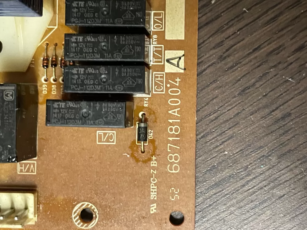 LG 687181A004A P1 6A004 Microwave Control Board 687181a004 AZ37261 | Wm458