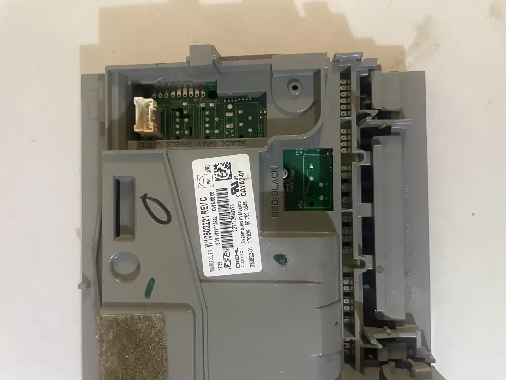 KitchenAid Whirlpool W10902221 Dishwasher Control Board AZ128583 | KM288