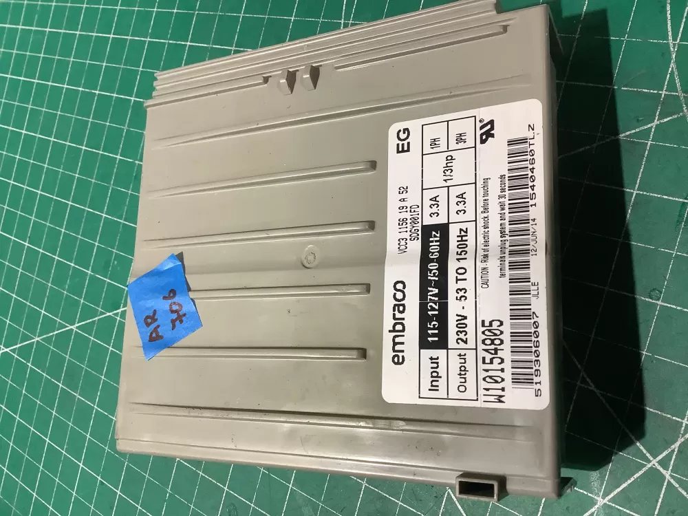 Whirlpool W10154805 Refrigerator Inverter Control Board AZ196834 | AR706