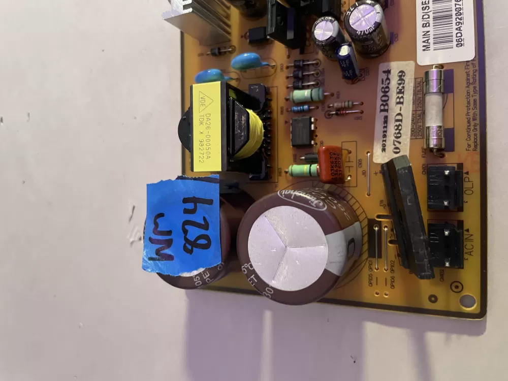 Samsung DA92 00768D Refrigerator Control Board Inverter AZ195770 | Wm824