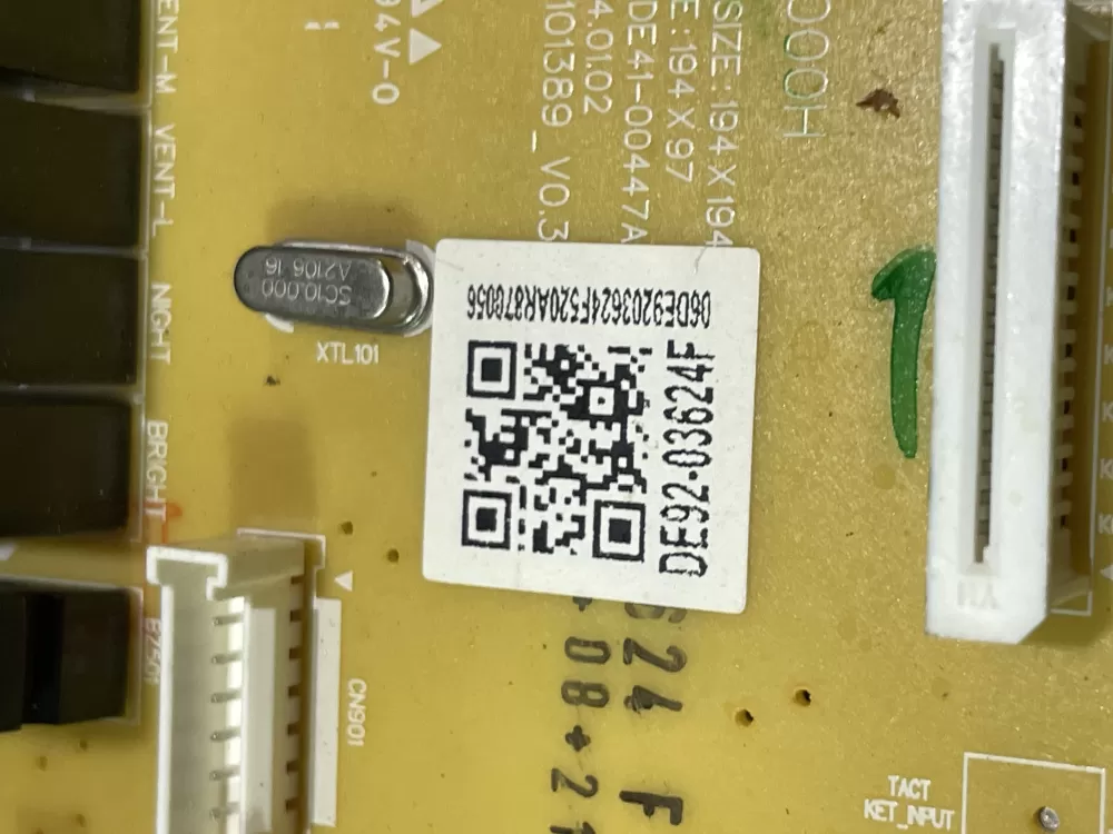 Samsung DE92-03624F Microwave Control AZ143371 | Wm2410